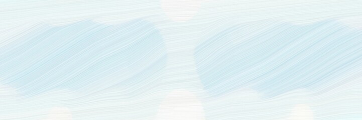 Poster - surreal horizontal header with lavender, powder blue and mint cream colors. dynamic curved lines with fluid flowing waves and curves