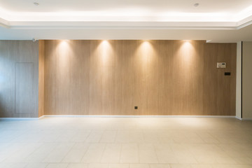 Wall Mural - Modern decor style lobby with empty floors and walls