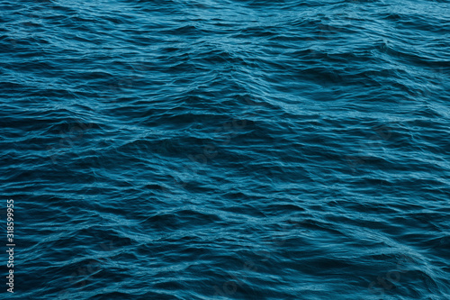 Fotografía ocean wave high angle view blue water background