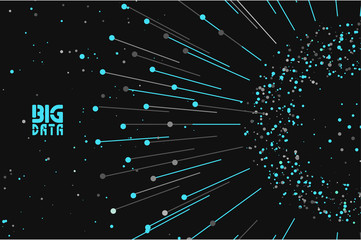 Poster - Abstract future data visualization