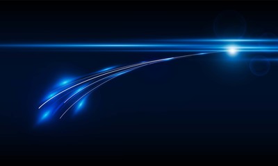 Wall Mural - abstract speed light out technology background hitech communication concept innovation send for plan
