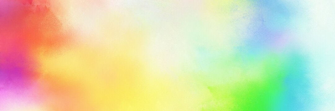 colorful vibrant old horizontal header with tea green, beige and pale violet red color