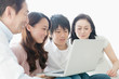 © affect - Family using laptop together