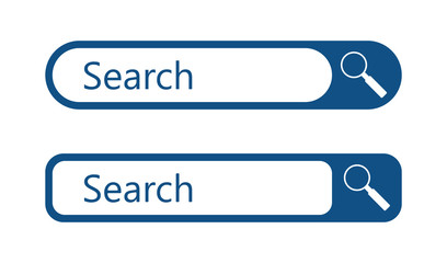 Poster - concept search bar in flat style, vector