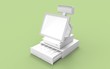 © Sepia100 - 3D rendering of a cash register isolated in empty space b ackground.
