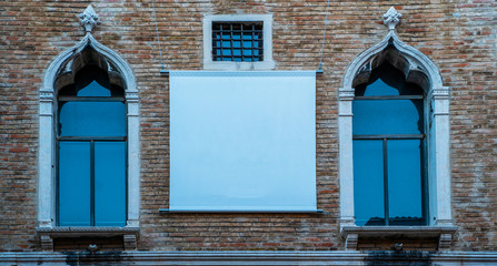 Wall Mural - Colorful old houses in the streets of Venice. Architecture and landmarks of Venice. Historic houses in Venice.