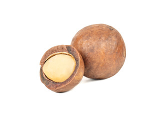 Wall Mural - Split macadamia nut