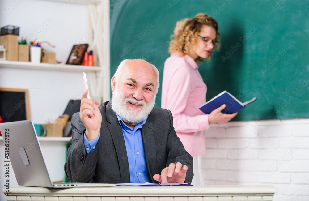 Tips for successful lesson. Regular school lesson. Education is process ...