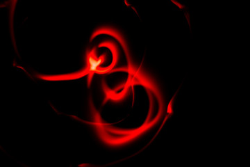 Wall Mural - light, glare, trace, curve, line, night lights, abstraction, flash, glow