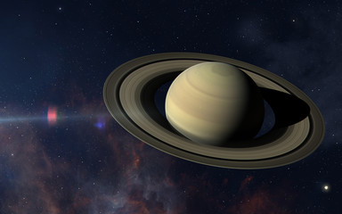 Canvas Print - Planet Saturn.