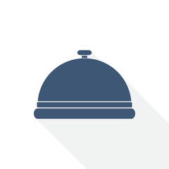 Aufkleber - Restaurant vector icon, flat design food service illustration