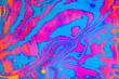 © Aleksandra Konoplya - Abstract trendy neon colored psychedelic fluorescent striped zebra textured neon background