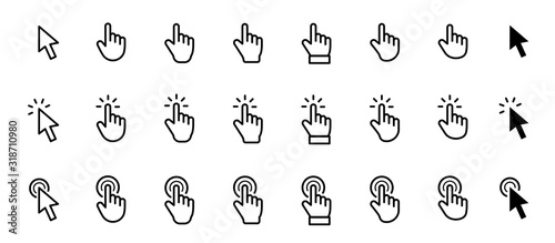 Cuadros en Lienzo Pointer cursor сomputer mouse icon