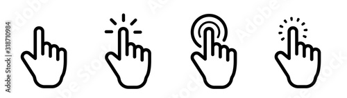 Fotomural Pointer cursor сomputer mouse icon