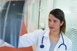 © auremar - female doctor examining a radiography