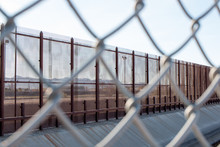 Fencing Along The U.S. Mexican Border In El Paso, Texas