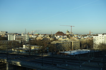  ドイツのベルリンの古くて新しく美しい街の風景