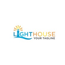Light House Logo Icon Vector Template