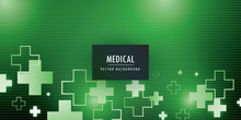 Abstract Medical Green Background