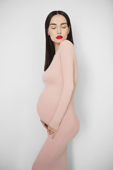 Wall Mural - Elegant pregnant woman