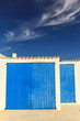 Caseta de pescadores en Formentera con su color tradicional el azul.