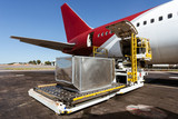 Fototapeta  - Cargo plane loading