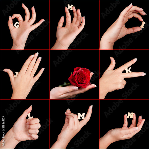 Fotografia Wooden alphabet