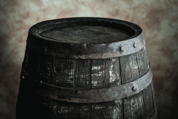 Wall Mural - old barrel - desaturated style image