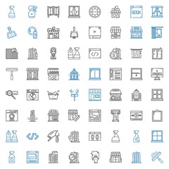 Sticker - window icons set