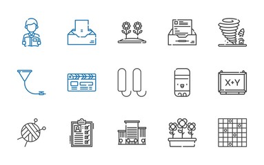 Poster - clip icons set