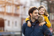 © pikselstock - Dad and little son hugging outdoors