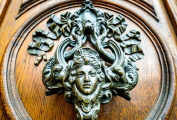 Poster - old doorknocker