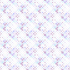 Poster - Geometrical ring pattern background design - colorful vector illustration from rings