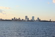 Die Skyline von Milwaukee am Lake Michigan