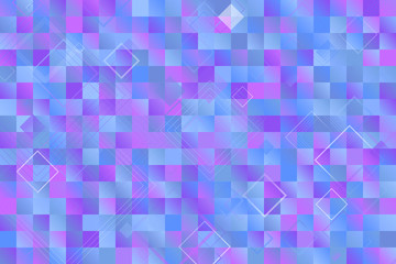 Aufkleber - Abstract modern gradient square web background - trendy geometric vector graphic