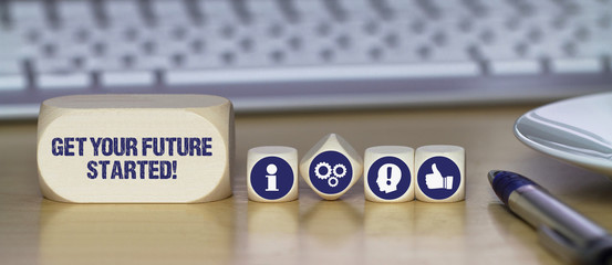 Sticker - Get your future started! 