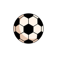 Wall Mural - sport ball soccer isolated icon