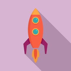 Poster - startup rocket icon. flat illustration of startup rocket vector icon for web design