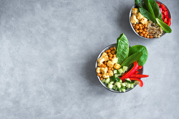 Poster - Healthy Tofu Salad Bowls