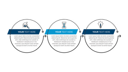 Vector Infographic thin line design with icons and options or steps. Infographics for business concept. Can be used for presentations banner, workflow layout, process diagram, flow chart, info graph