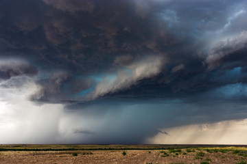 Wall Mural - dramatic sky and storm clouds
