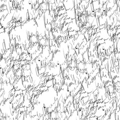 Poster - Seamless abstract text pattern. Handwritten font on a white background. Ink on paper