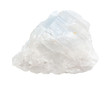 crystalline white blue Magnesite rock isolated