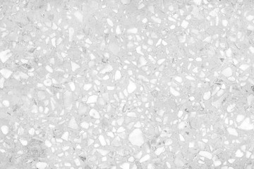 Wall Mural - Gray white terrazzo old surface floor seamless patterns or polished stone background