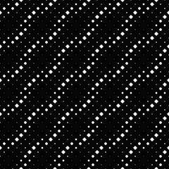 Poster - Monochrome rounded diagonal square pattern background - abstract vector illustration