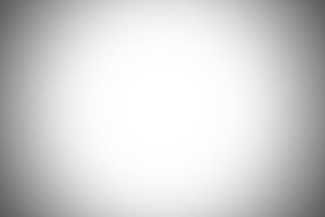 Poster - Abstract gray gradient wall background in empty room with bright white light blank studio