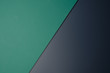 © samrit - Green paper on black table color for background color.