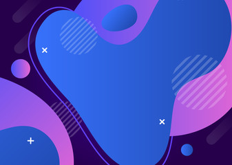 Wall Mural - liquid shapes, fluids, abstract bright background, vector