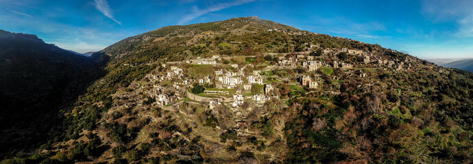 Poster - Gairo vecchia, sardegna, Gairo, 