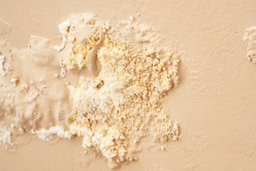 Wall Mural - moisture and spilled wall paints